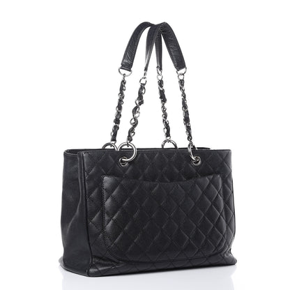 Chanel Caviar Quilted Grand Shopping Tote GST Black 3 of 26