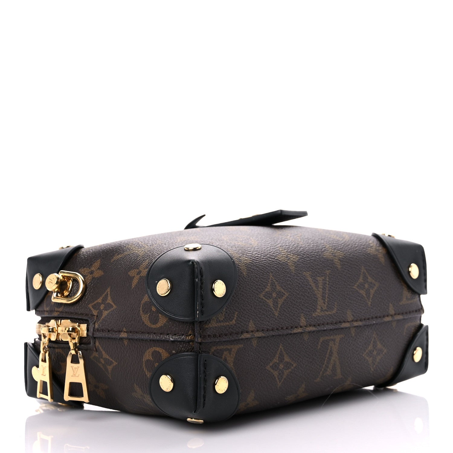 Louis Vuitton Monogram Petite Malle Souple Black 4 of 14