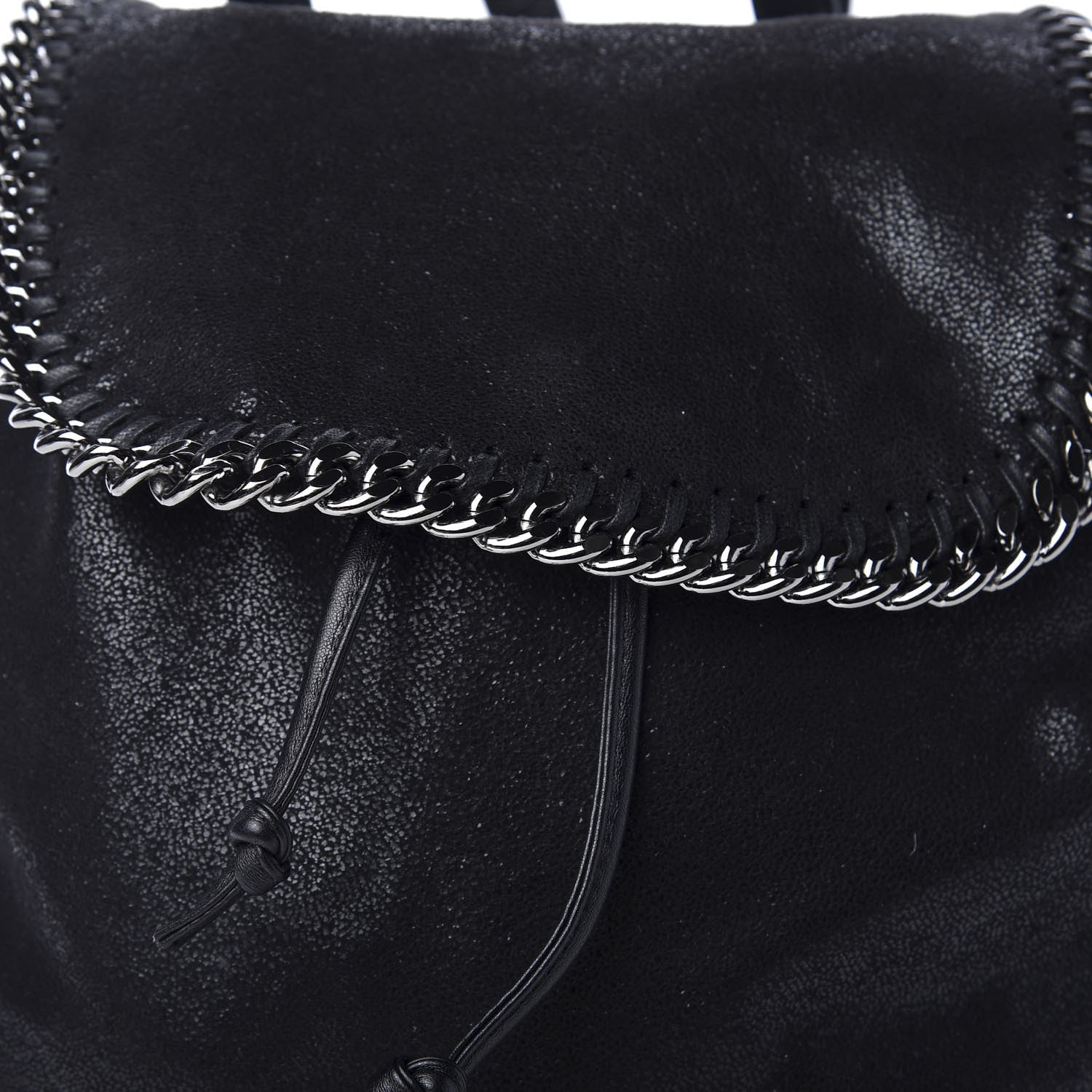 Stella McCartney Shaggy Deer Falabella Backpack Black 9 of 9
