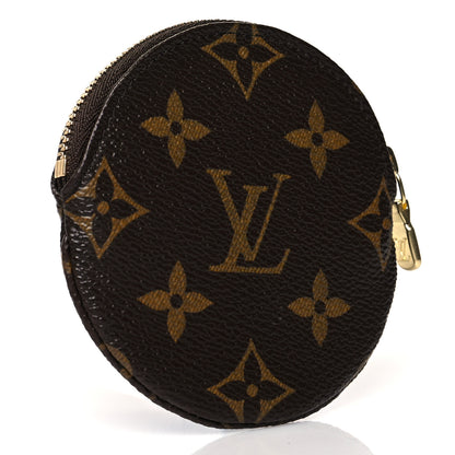 Louis Vuitton Monogram 2019 Christmas Animation Round Coin Purse Blue 3 of 8