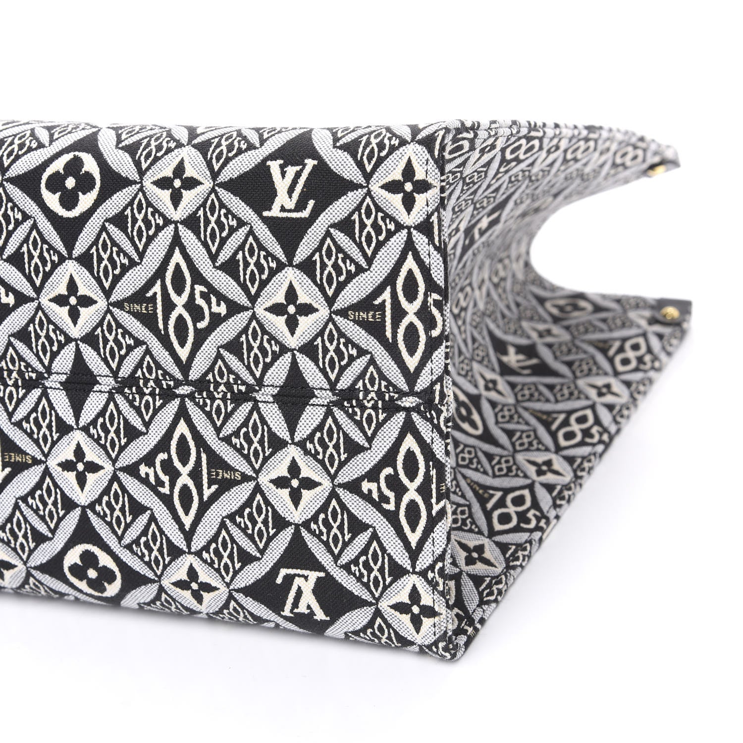 Louis Vuitton Jacquard Since 1854 Onthego GM Grey 7 of 8