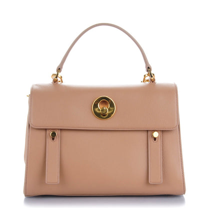 Saint Laurent Calfskin Canvas Small Muse Two Beige 1 of 7
