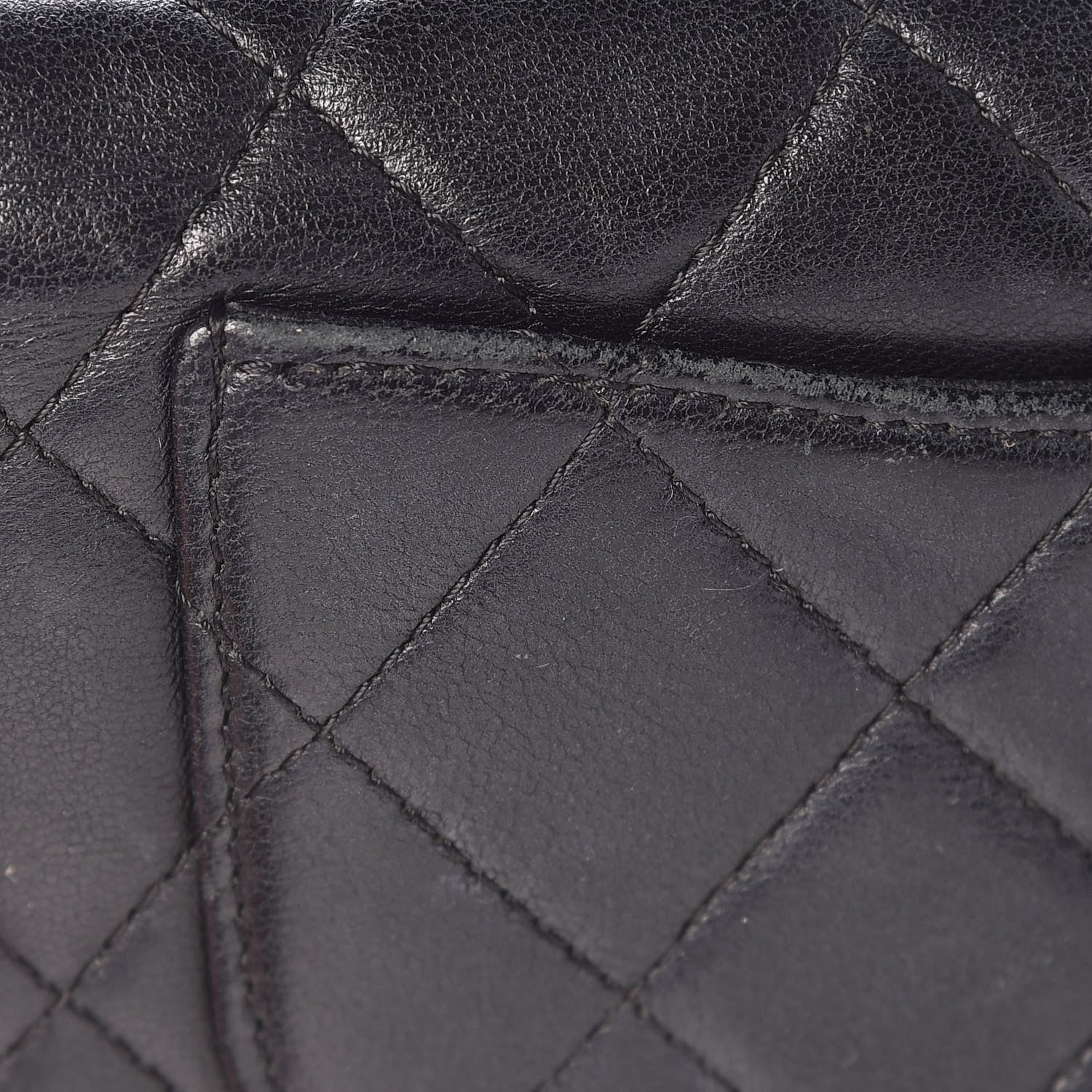 Chanel Lambskin Quilted Yen Wallet Black 16 of 17