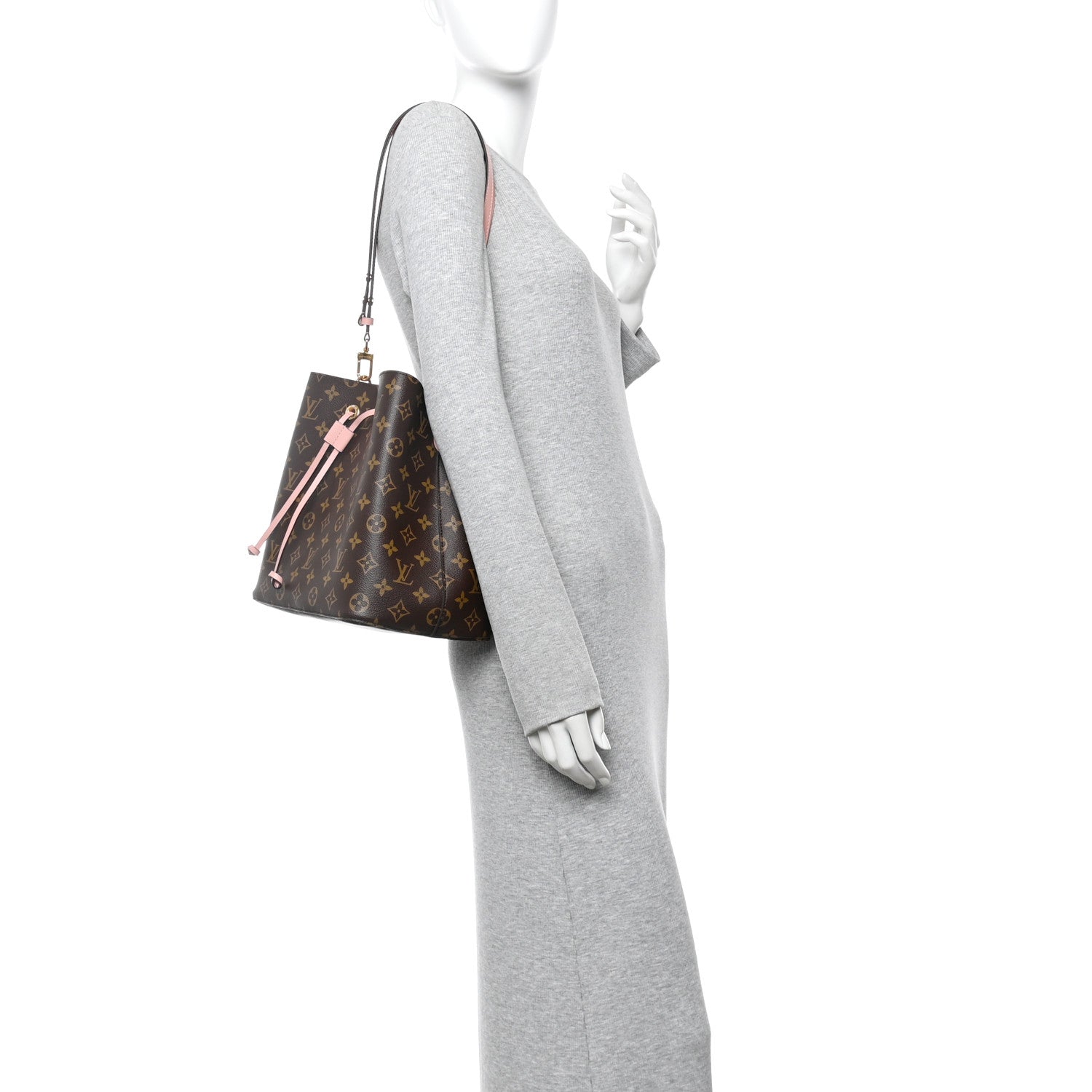Louis Vuitton Monogram Neonoe MM Rose Poudre 3 of 18