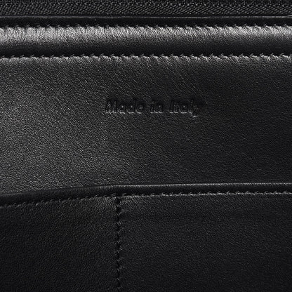 Celine Supple Natural Calfskin Medium Tri-Fold Bag Black 7 of 13