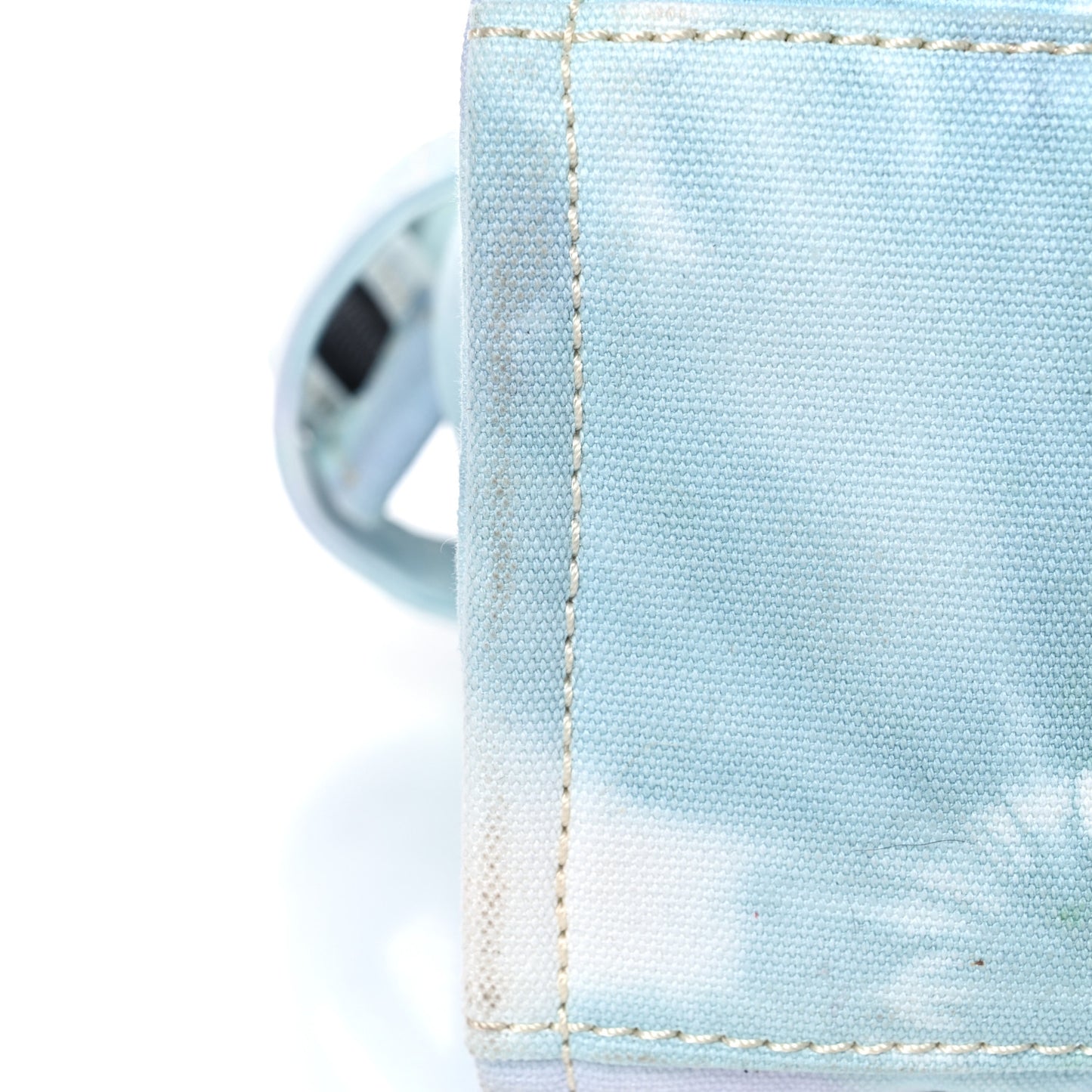 Cotton Canvas Tie Dye Medium The Traveler Tote Bag Blue Multi