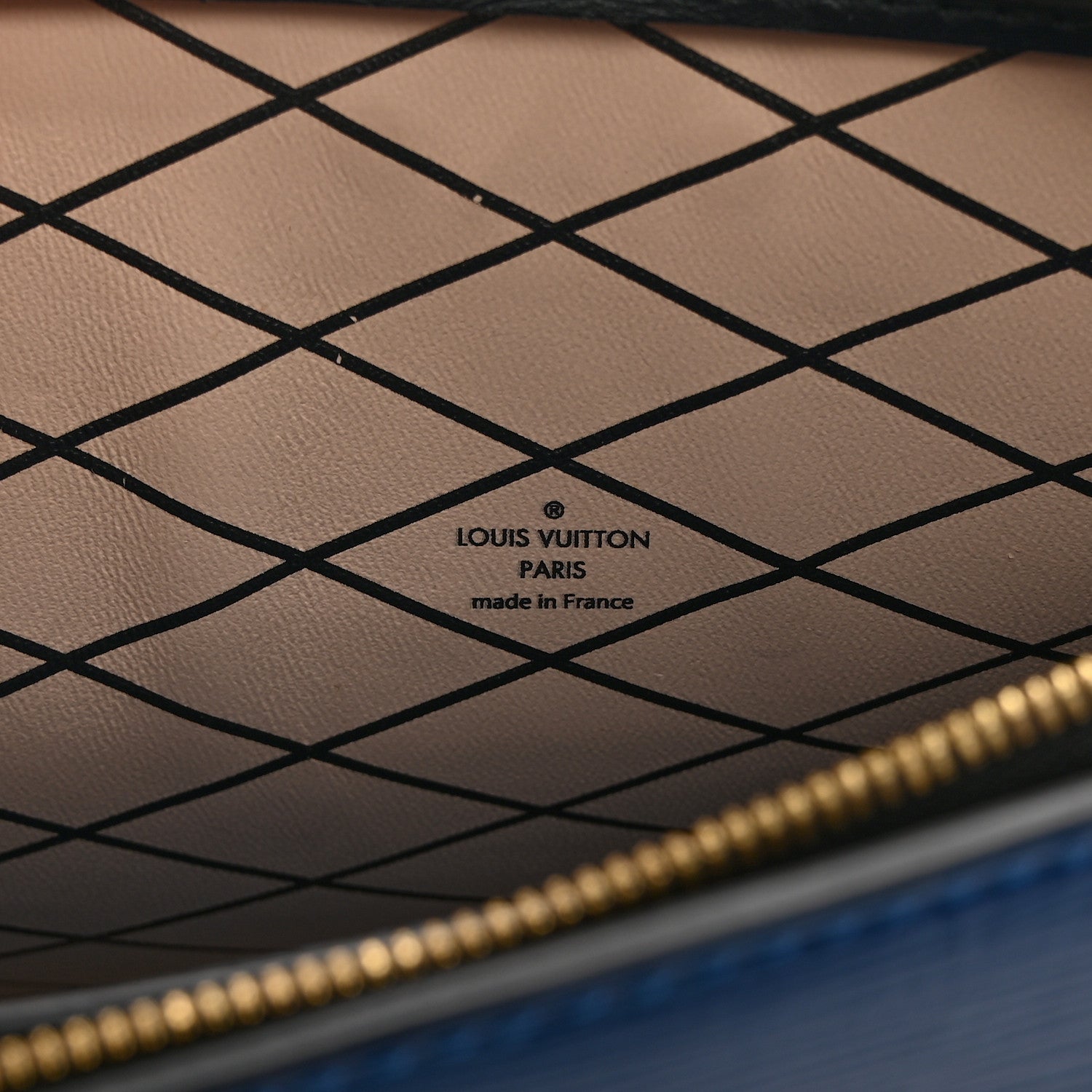 Louis Vuitton Epi Trunk Clutch Blue 6 of 10