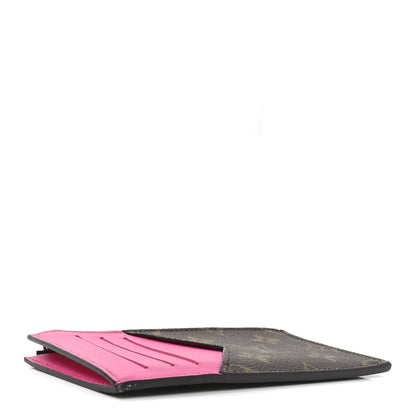 Louis Vuitton Monogram Calfskin Coin Card Holder Rose 4 of 6