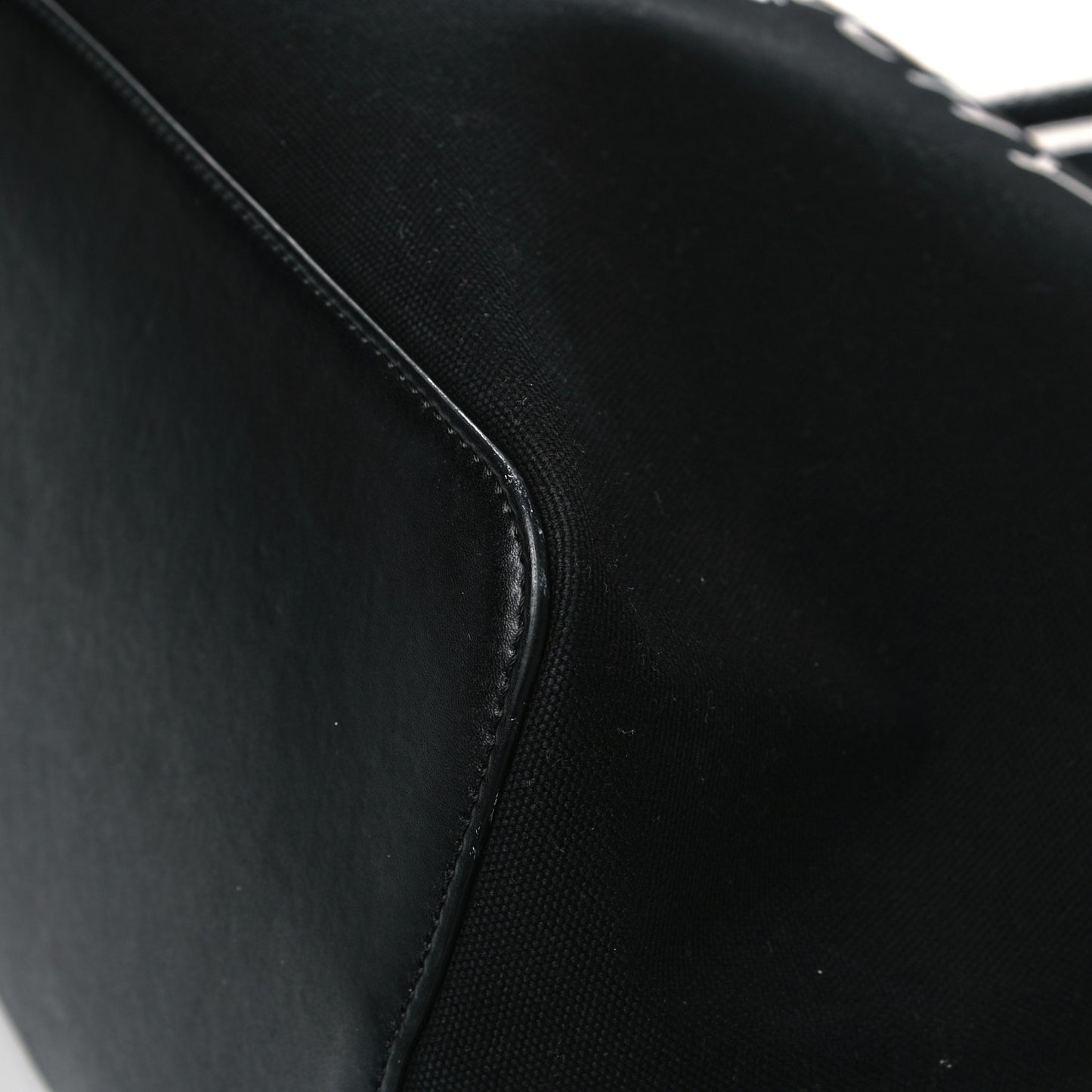 Canvas Medium Antigona Logo Tote Black
