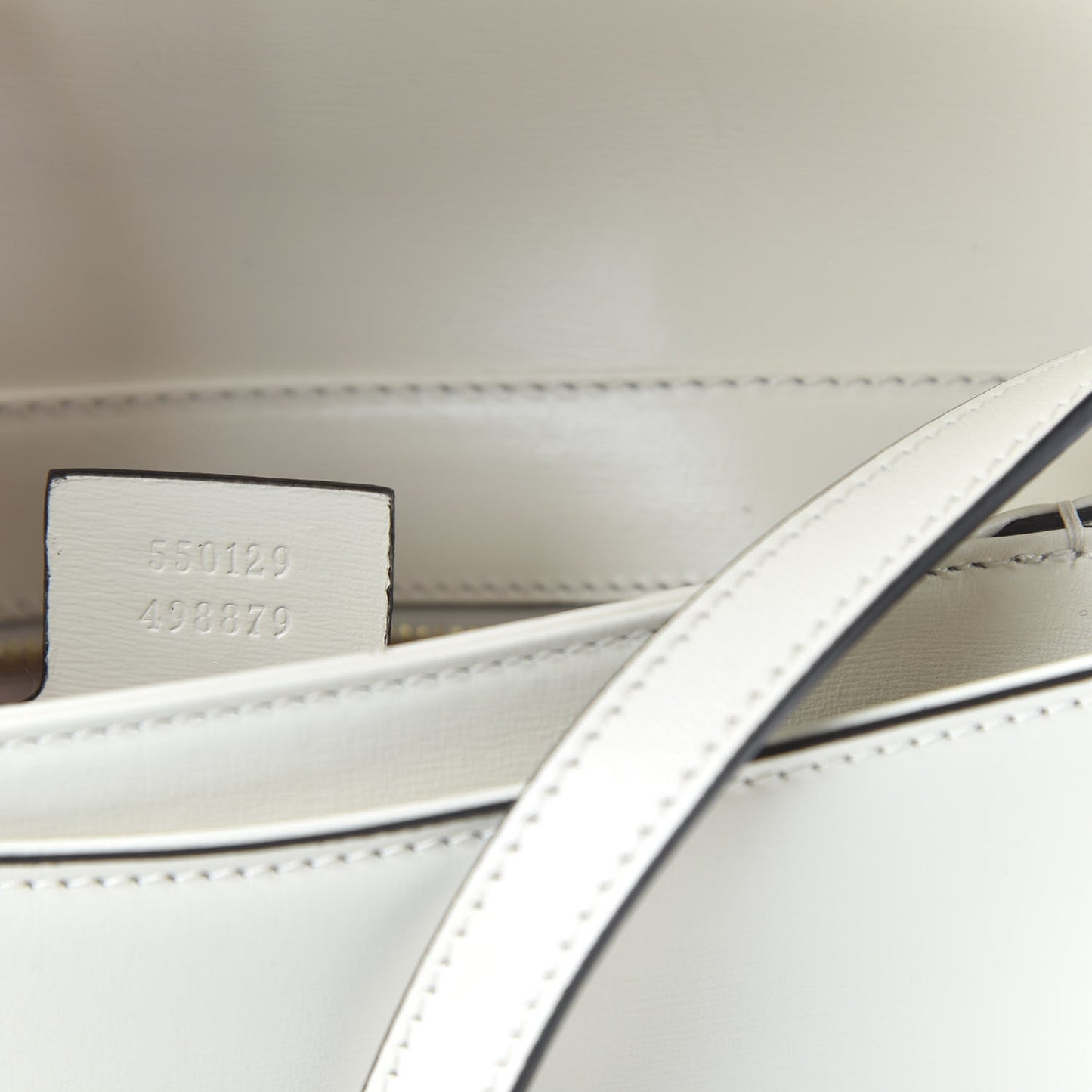 Calfskin Small Arli Flap Shoulder Bag Mystic White