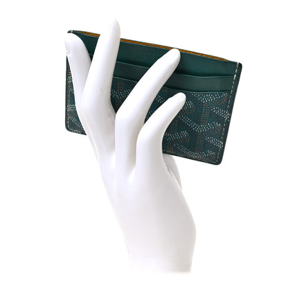 Goyard Goyardine Saint Sulpice Card Holder Green 2 of 6