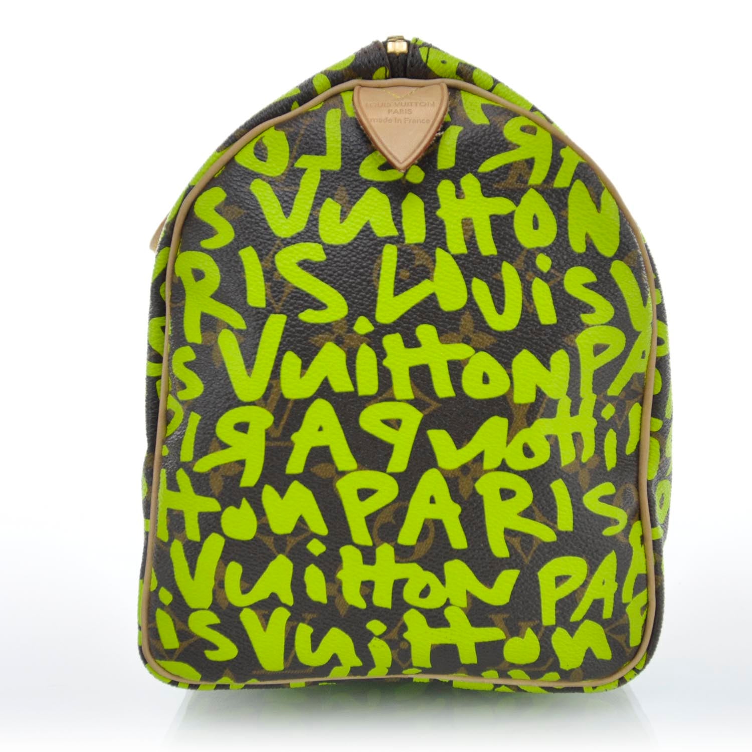 Louis Vuitton Monogram Graffiti Speedy 30 Green 6 of 10