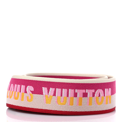 Louis Vuitton Jacquard Speedy Bandouliere 20 Shoulder Strap Fuchsia 2 of 3