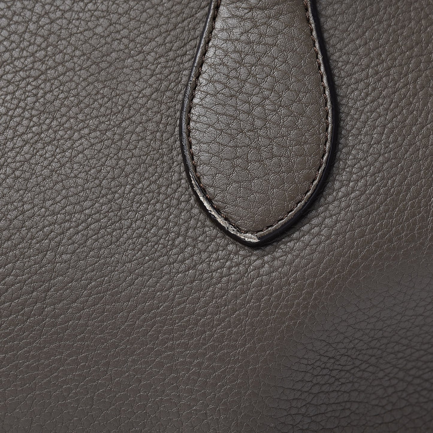 Crisped Calfskin Large Tie Knot Tote Grey
