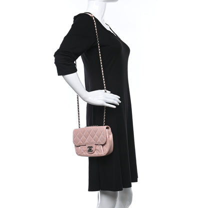 Chanel Glazed Calfskin Quilted Mini Coco Pleats Flap Pink 2 of 10