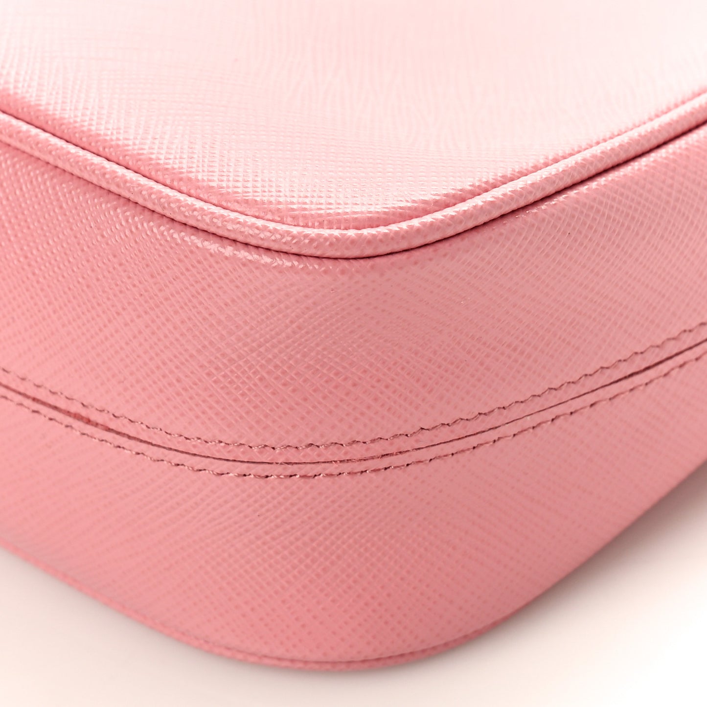 Saffiano Lux Mini Re-Edition Shoulder Bag Petalo