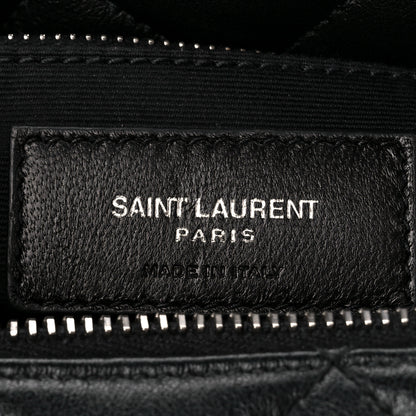 Saint Laurent Calfskin Y Quilted Monogram Small Loulou Bowling Bag Black 6 of 10