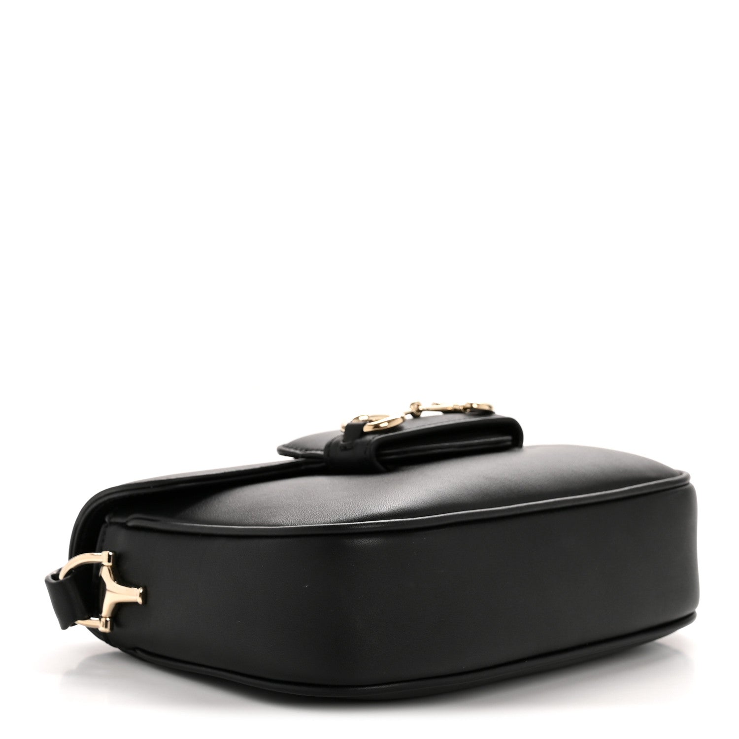 Gucci Arabella Calfskin Horsebit 1955 Shoulder Bag Black 4 of 10