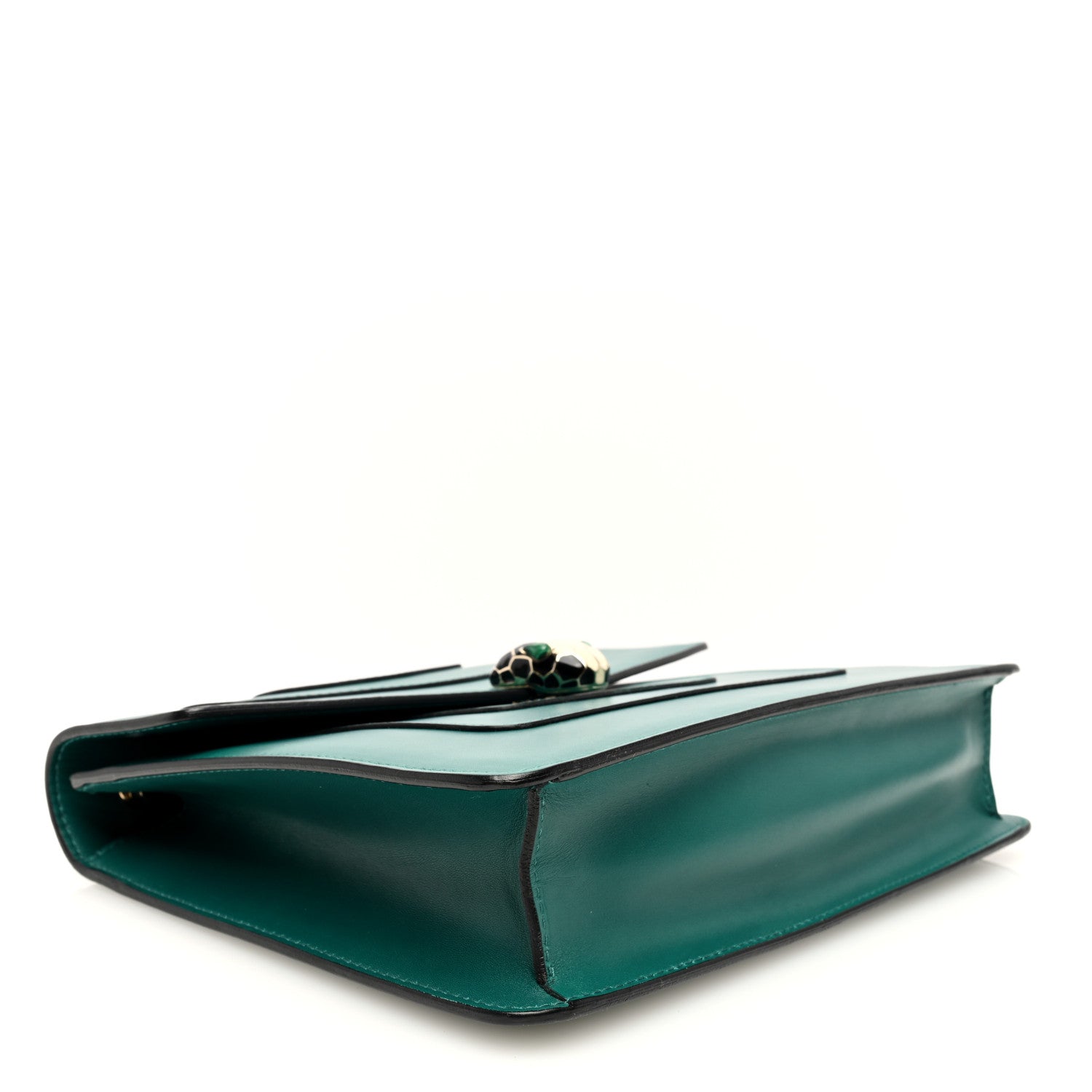 Bulgari Calfskin Serpenti Forever Crossbody Bag Emerald Green 5 of 10