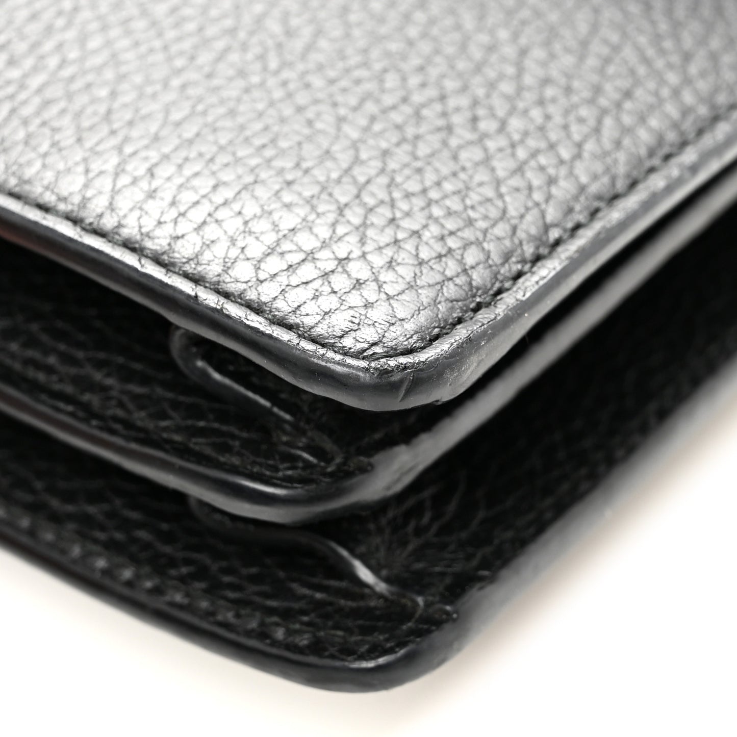 Pebbled Calfskin Small Dionysus Shoulder Bag Black