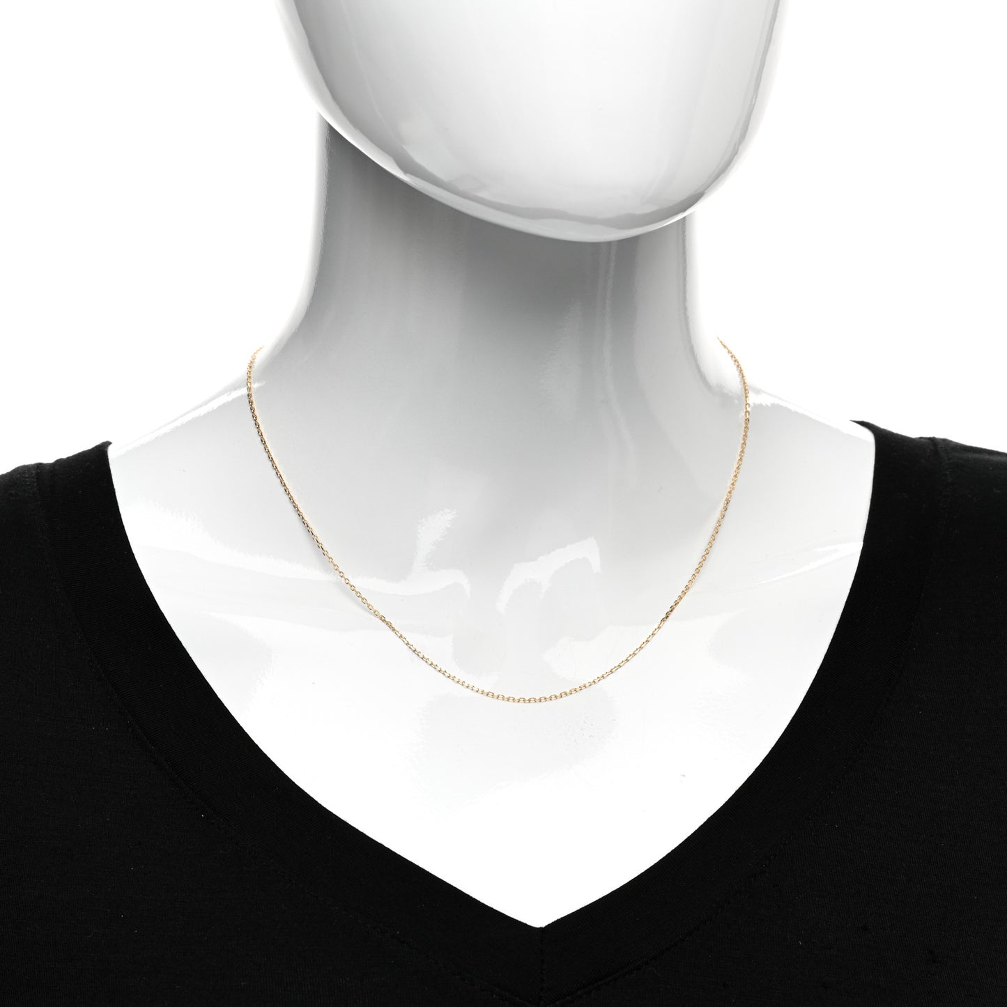18K Yellow Gold Chain Necklace