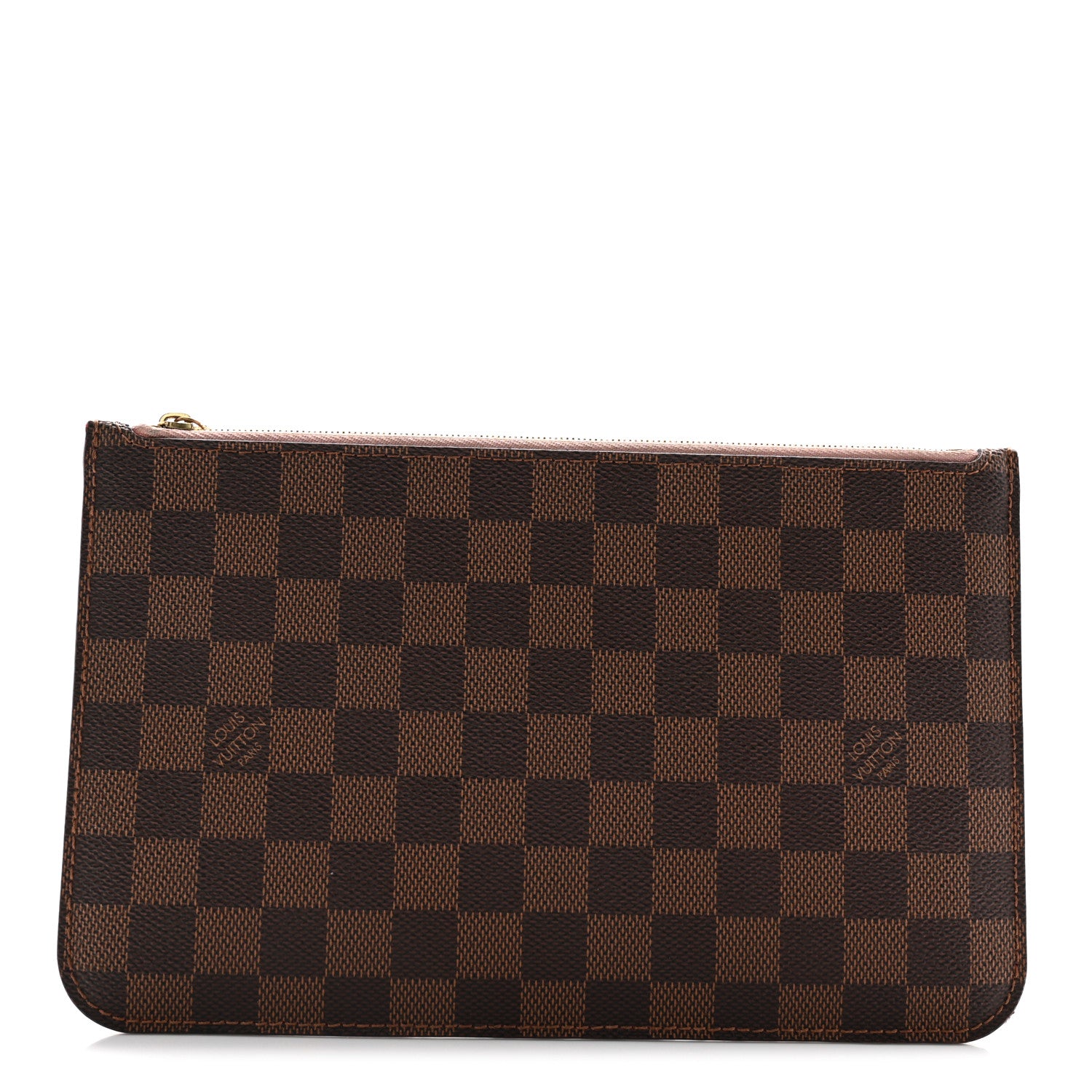 Louis Vuitton Damier Ebene Neverfull MM GM Pochette Rose Ballerine 1 of 12