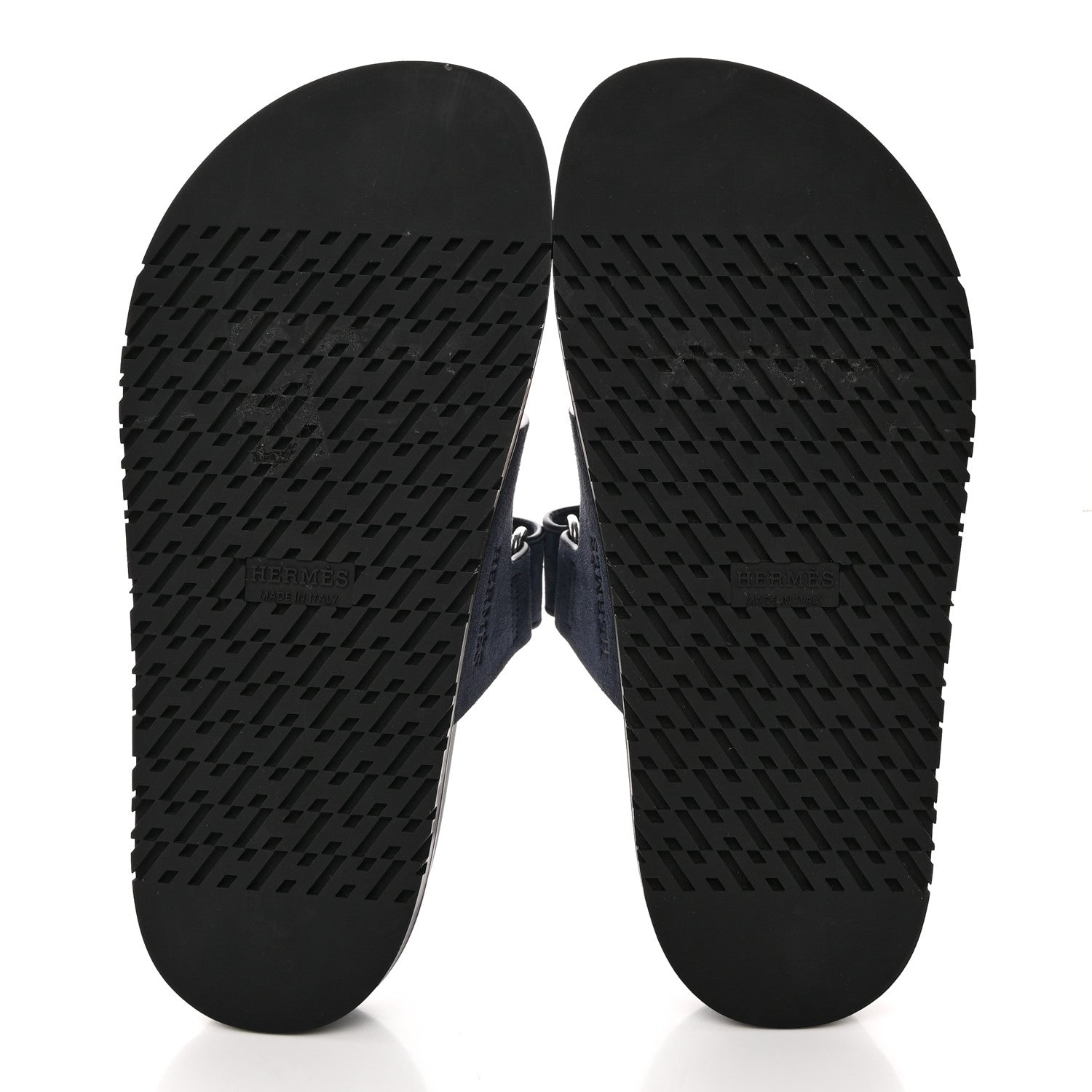 Hermes Suede Goatskin Womens Chypre Sandals 36 Bleu Celeste 5 of 11