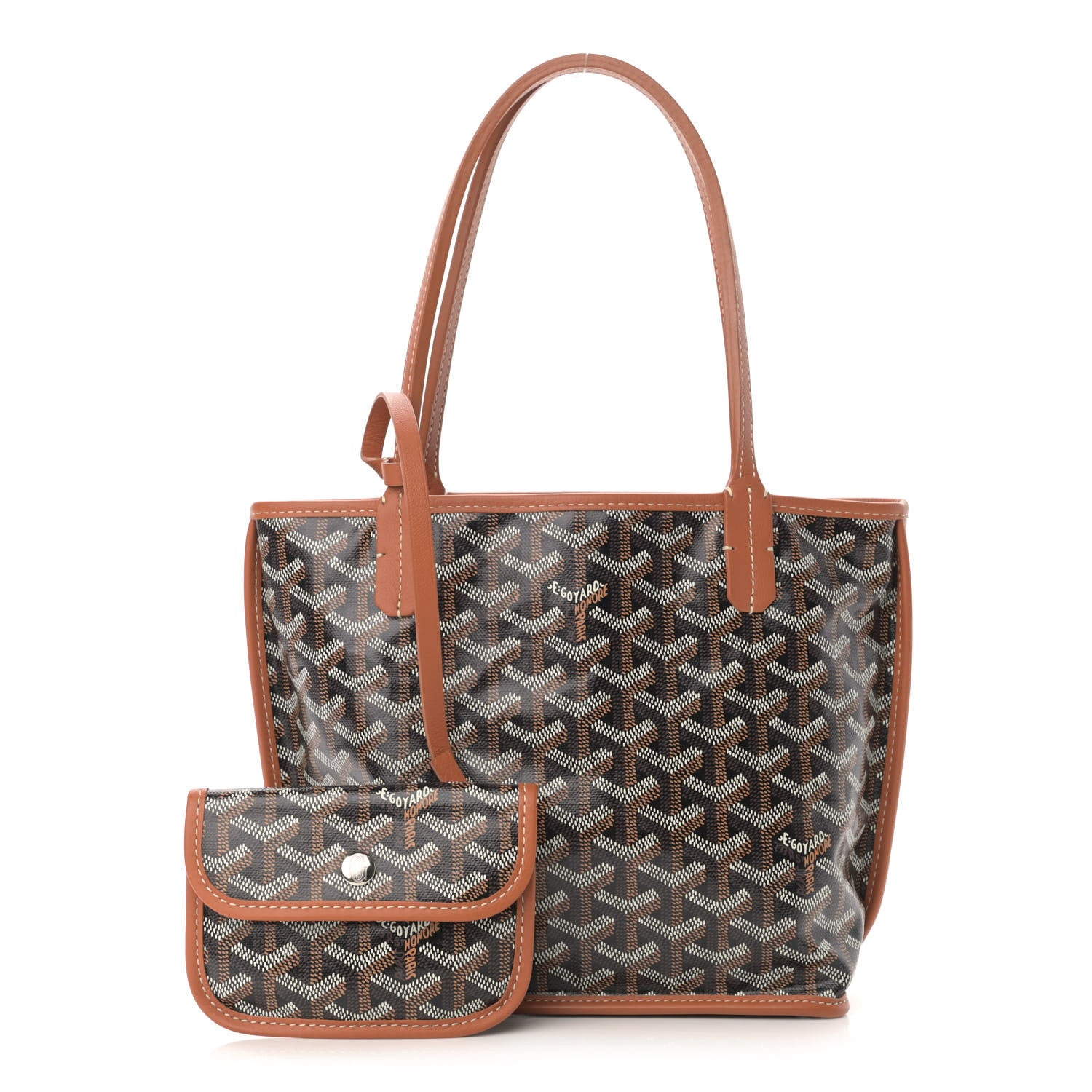 Goyard Goyardine Reversible Mini Anjou Black Gold 1 of 11