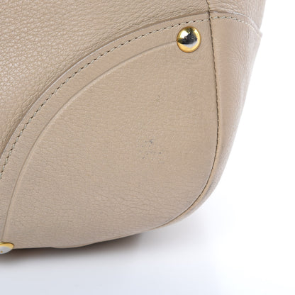Prada Vitello Daino Pushlock Tote Sughero 15 of 24