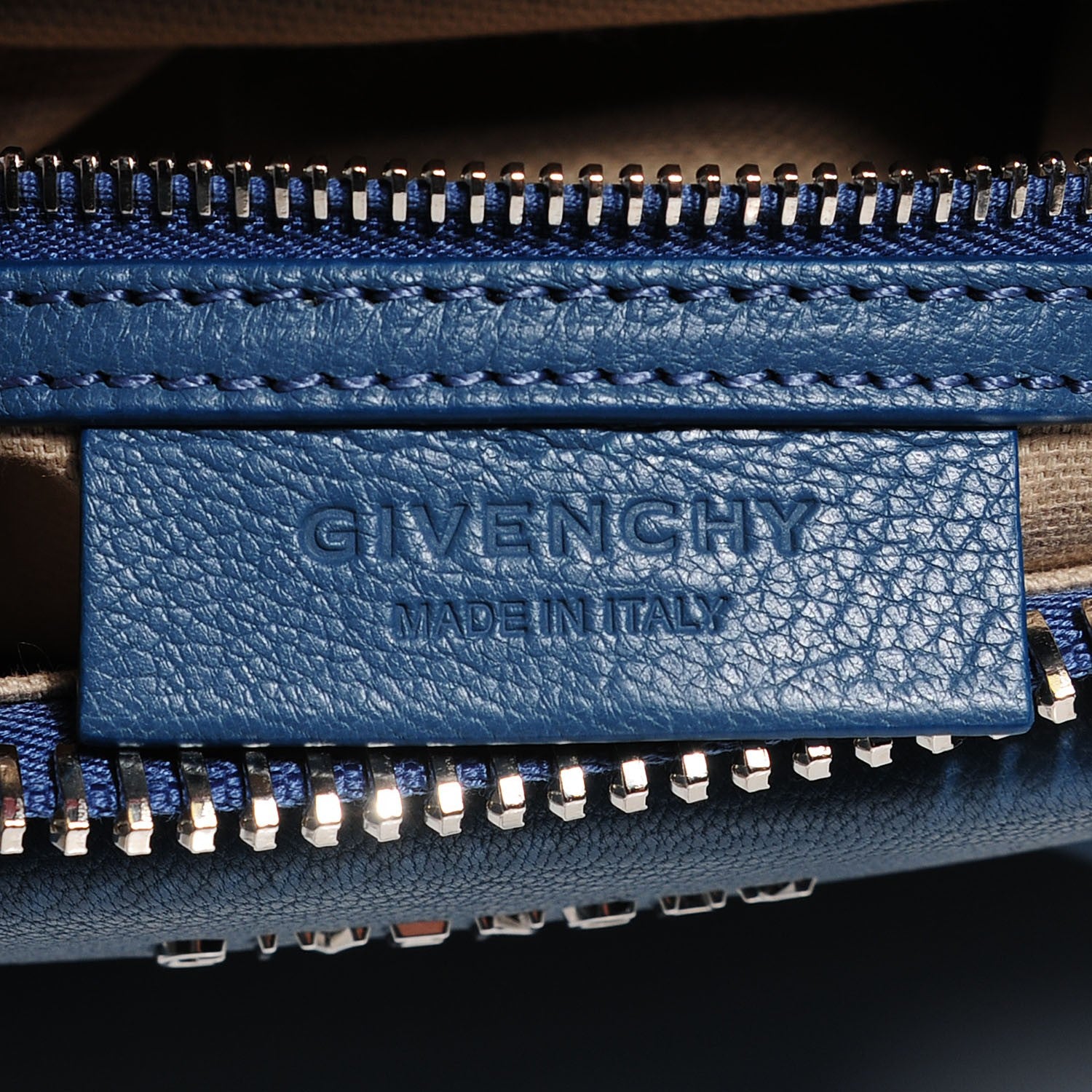 Givenchy Sugar Goatskin Small Antigona Mineral Blue 6 of 11