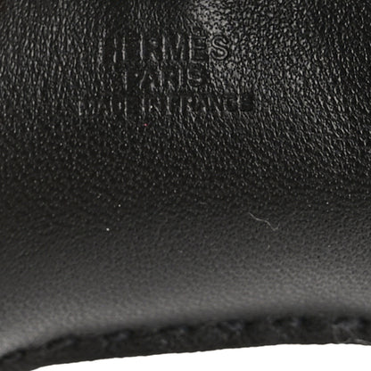 Hermes Milo Lambskin Grigri Rodeo Horse Bag Charm PM So Black 3 of 5
