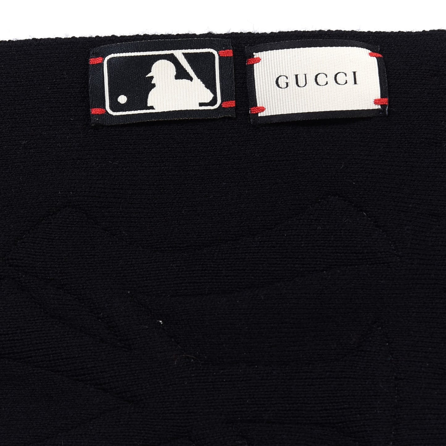 X MLB Wool Crystal NY Yankees Scarf Black