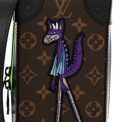 Louis Vuitton Monogram Embroidered Cartoon LV Friends Soft Trunk Phone Box 6 of 9