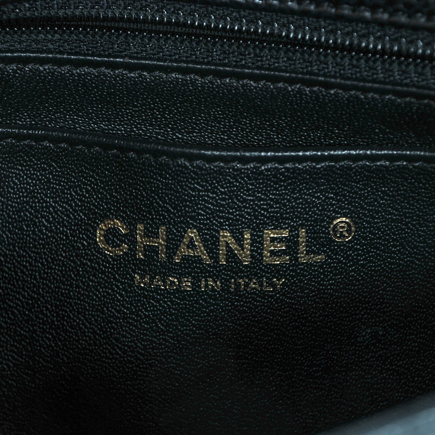 Caviar Quilted Mini Rectangular Flap Black