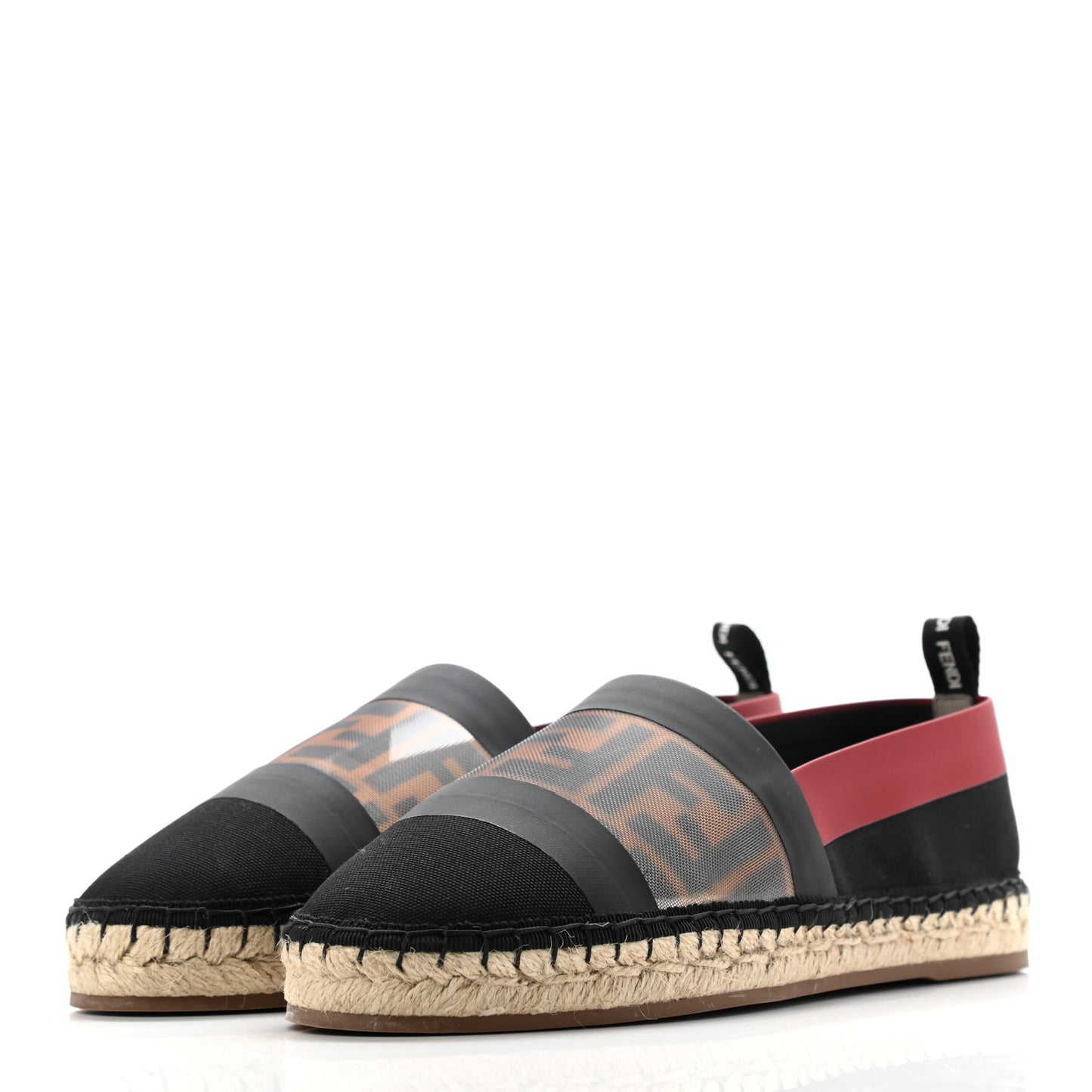 Canvas Mesh FF Colibri Espadrilles 39 Black Tobacco Moro