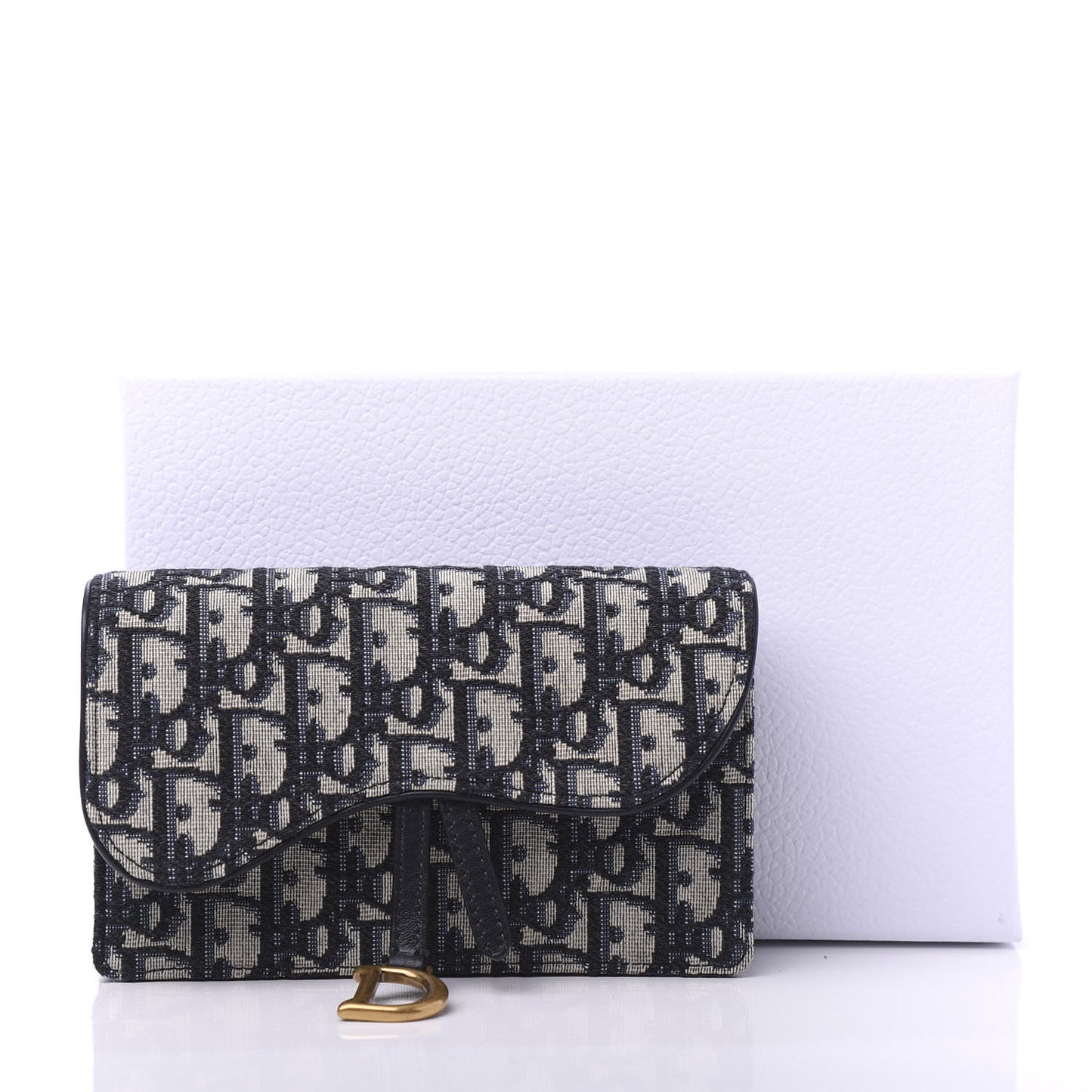 Oblique Saddle Belt Bag Blue