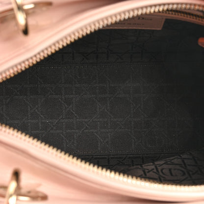 Christian Dior Lambskin Cannage Medium Lady Dior Light Pink 5 of 13