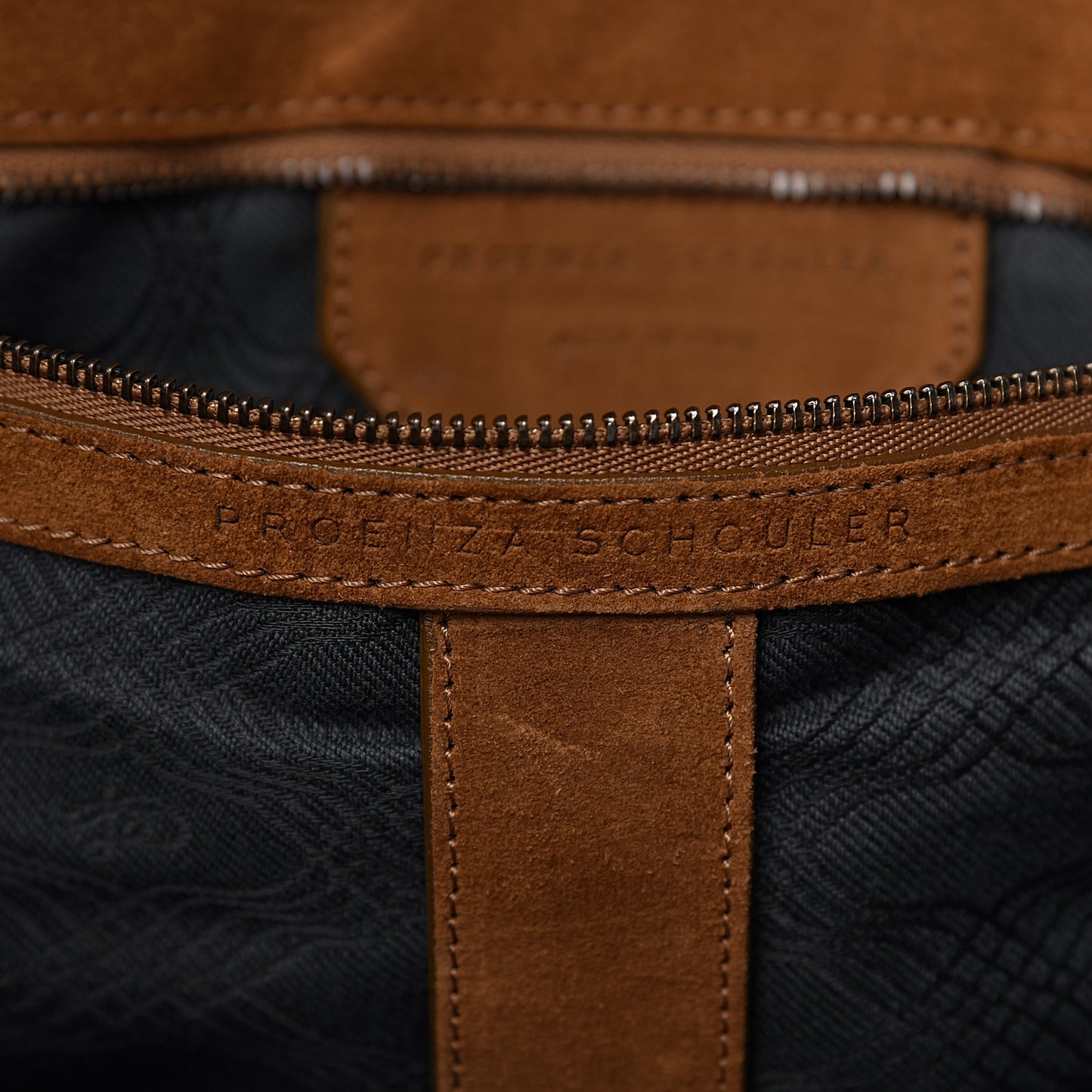 Suede Medium PS1 Satchel Tobacco