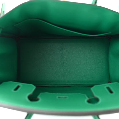 Hermes Epsom Birkin 30 Vert Vertigo 5 of 10