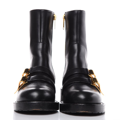 Christian Dior Calfskin Buckle Ankle Boots 36 Black 2 of 12