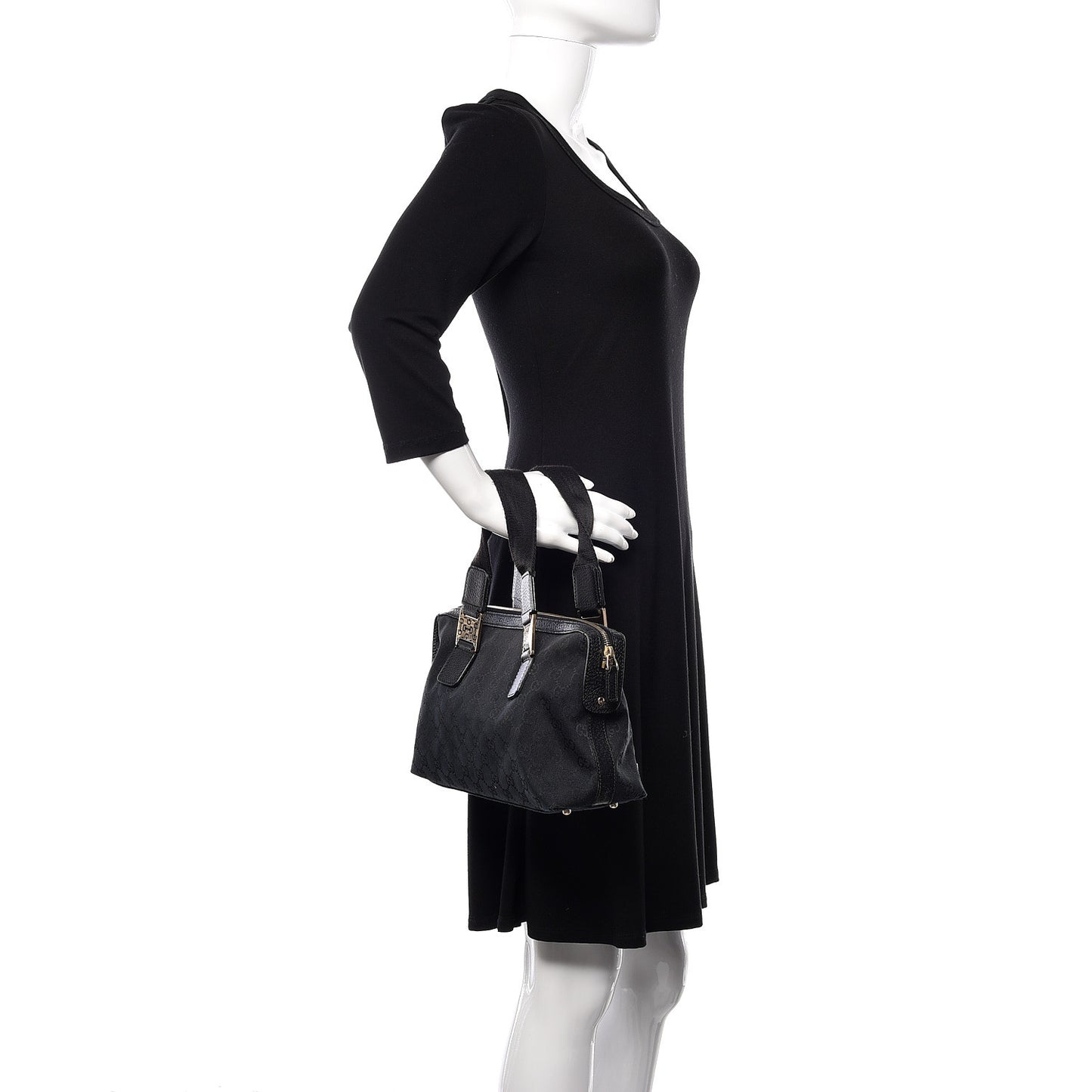 GG Monogram Pop Tote Black