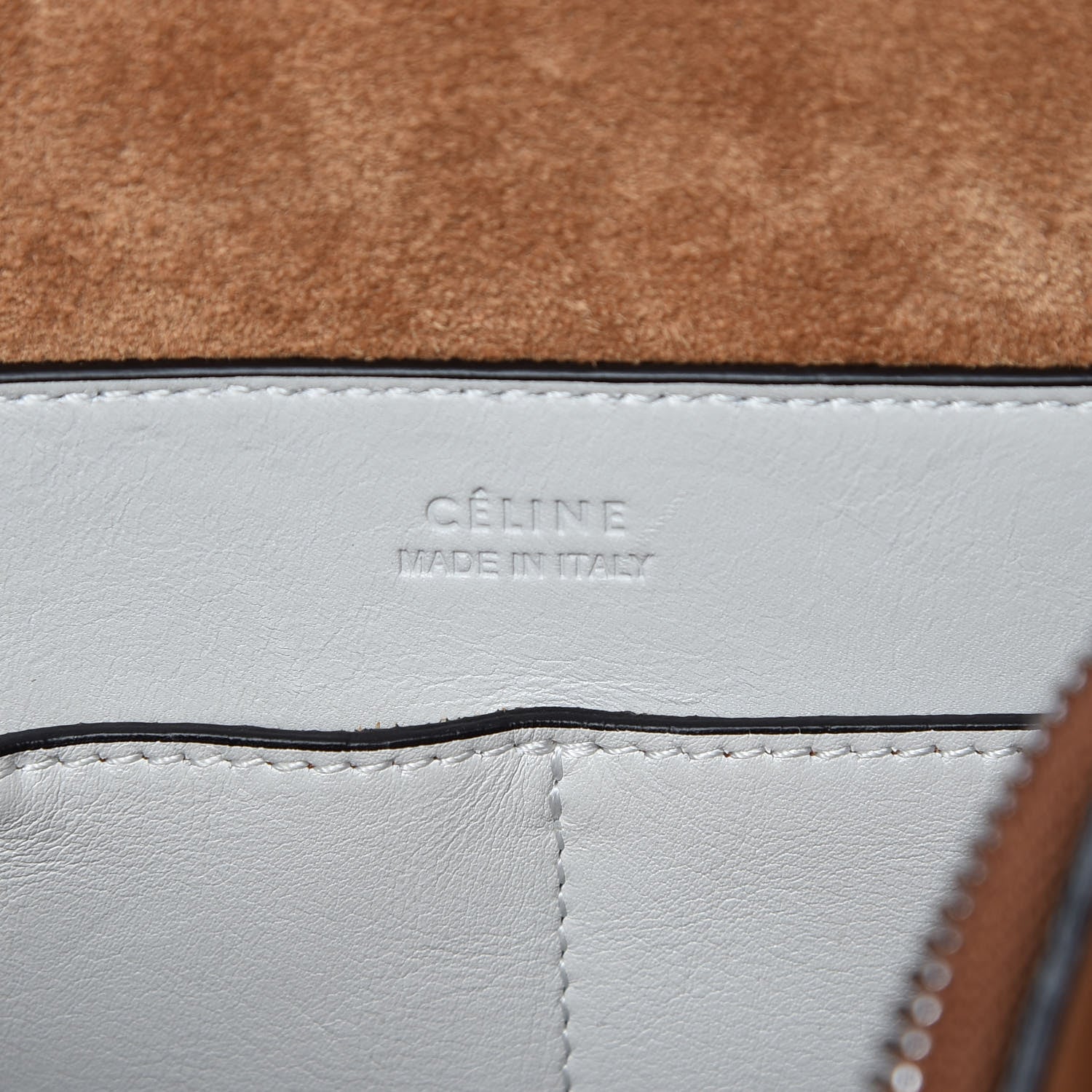Celine Lambskin Small Soft Cube Satchel Light Tan 8 of 14