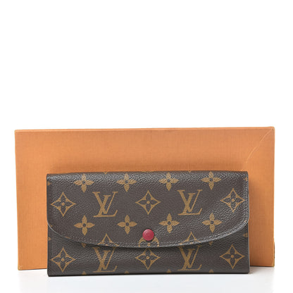 Louis Vuitton Monogram Emilie Wallet Fuchsia 11 of 11