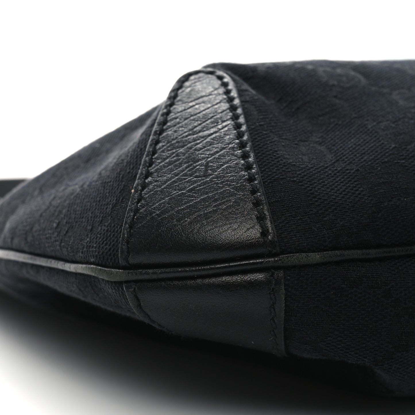 Monogram Horsebit Hobo Black