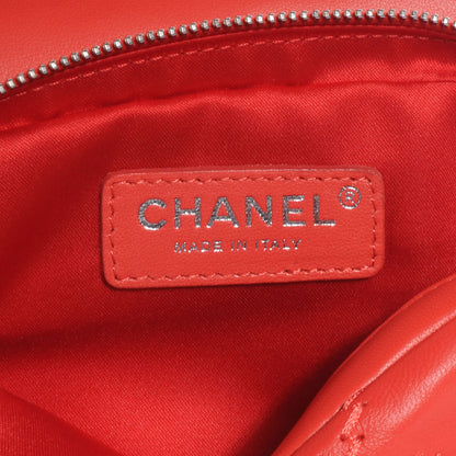 Chanel Calfskin Ultimate Stitch Mini Flap WOC Bag Coral 7 of 8