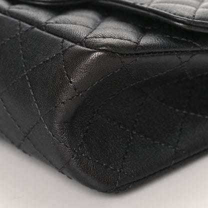 Chanel Metallic Sheepskin Quilted 2.55 Reissue Mini Flap Black 9 of 10