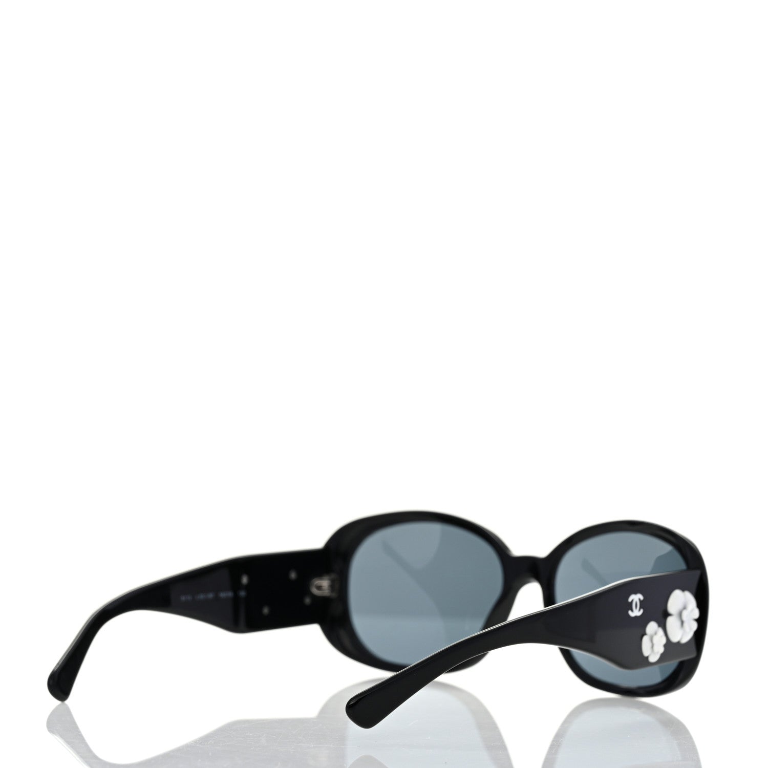 専用品 Camellia CC Logo Sunglasses Y2K Chanel Acetate Camellia CC Sunglasses 5113 Black 1358185