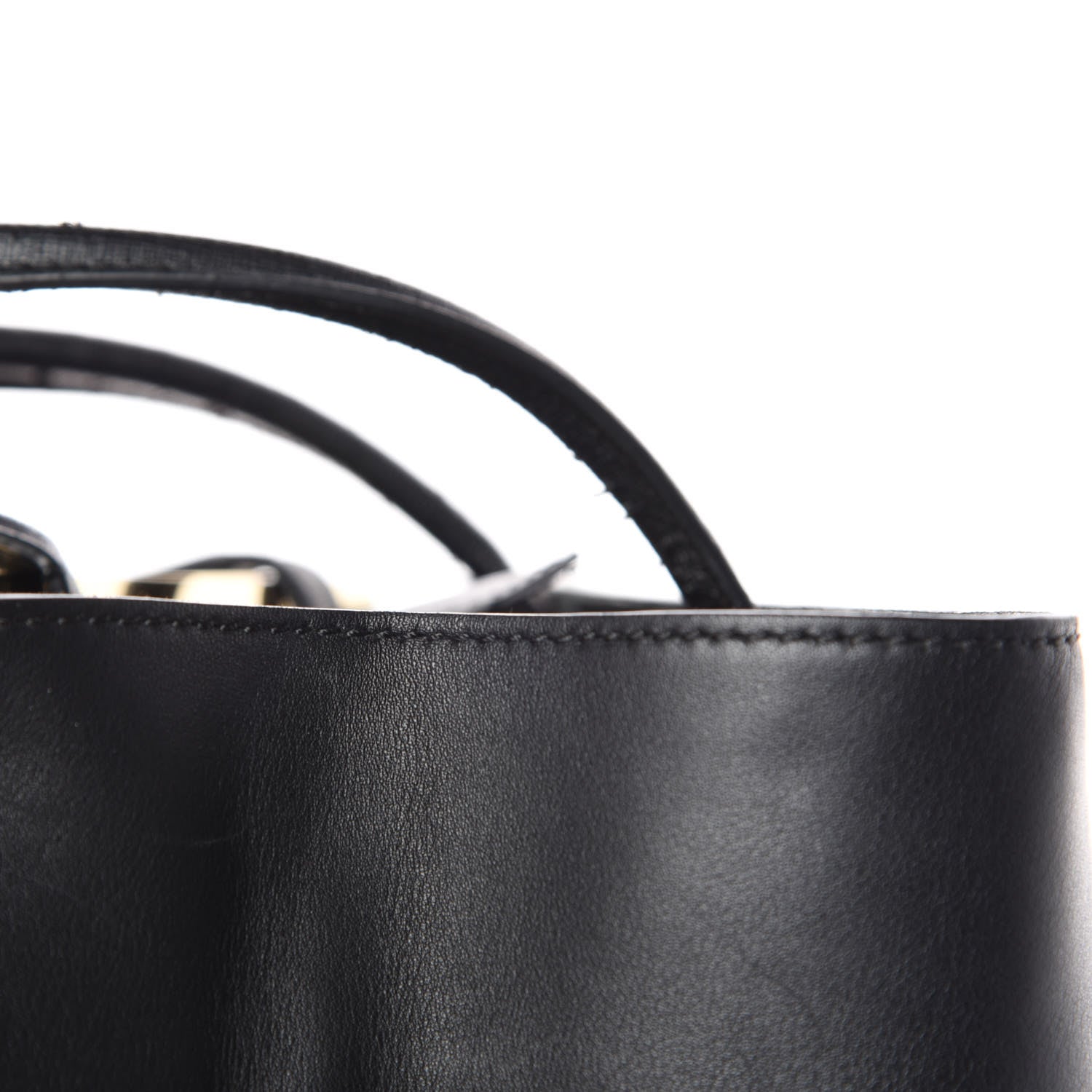 Fendi Vitello Elite Large 2Jours Tote Black 17 of 18