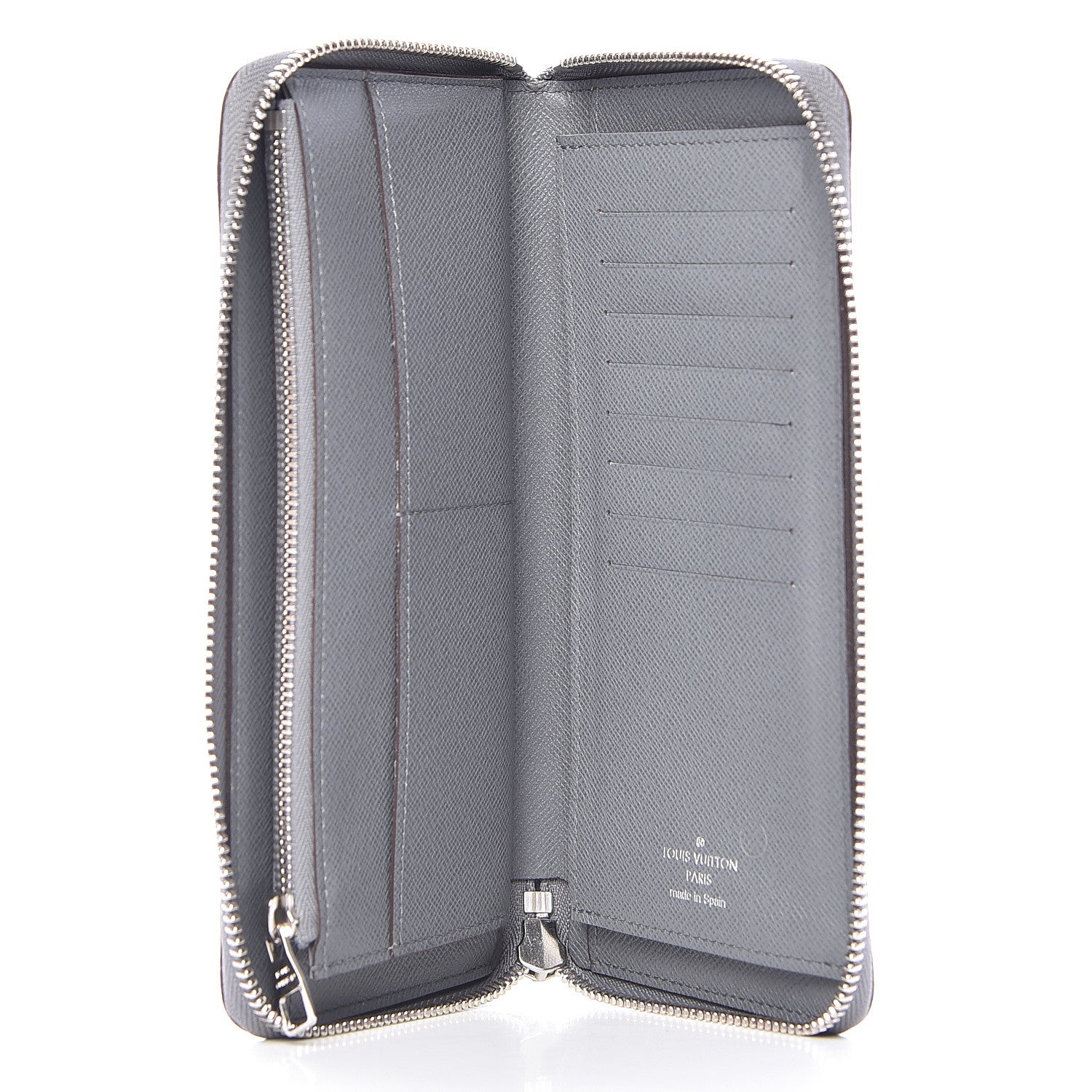Louis Vuitton Taiga Vertical Zippy Wallet Glacier 5 of 12
