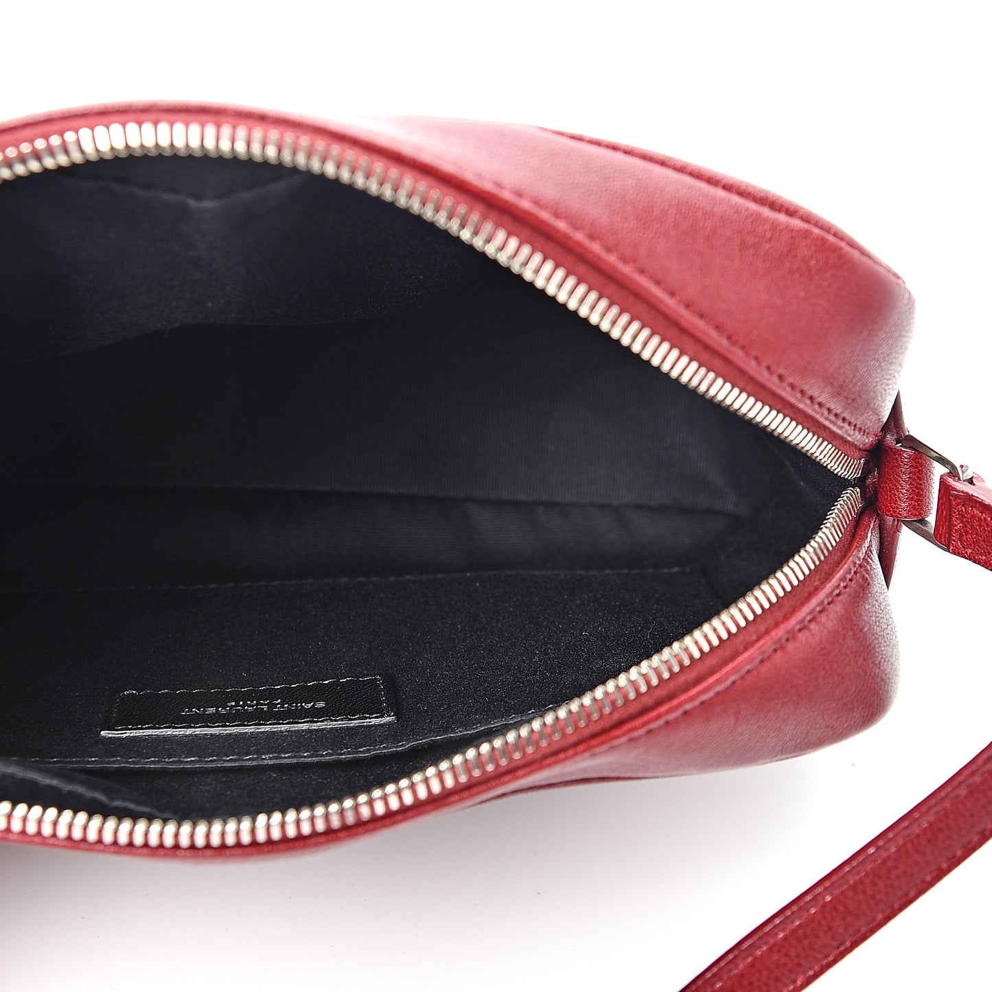 Lambskin Monogram Small Lou Camera Bag Lipstick Red